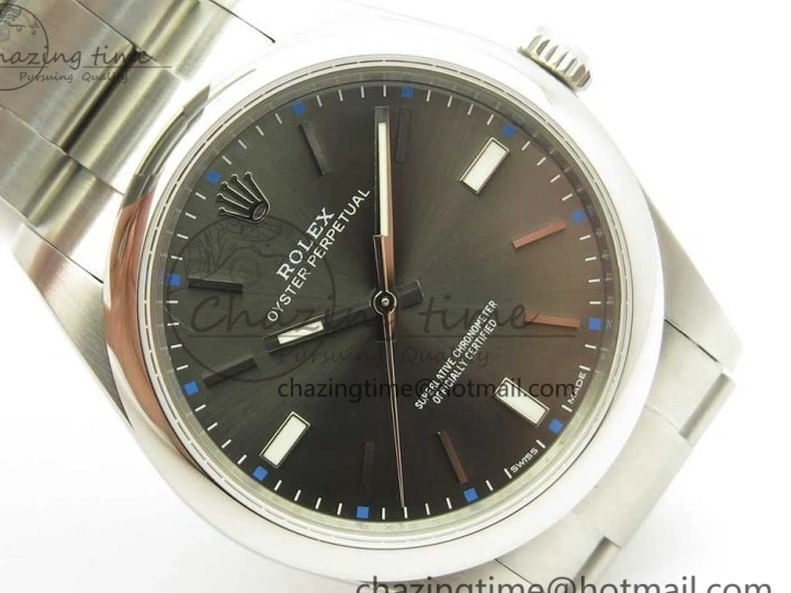 MiroTime 0511 Oyster Perpetual 39mm 114300 UBF 1:1 Best Edition Gray Dial on SS Bracelet A GoodFit 3295